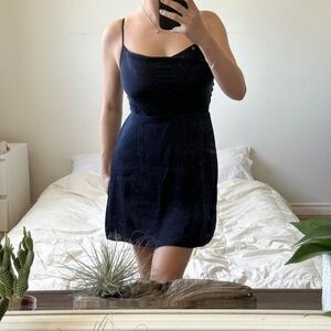 Sunday Best Navy Mini Dress
